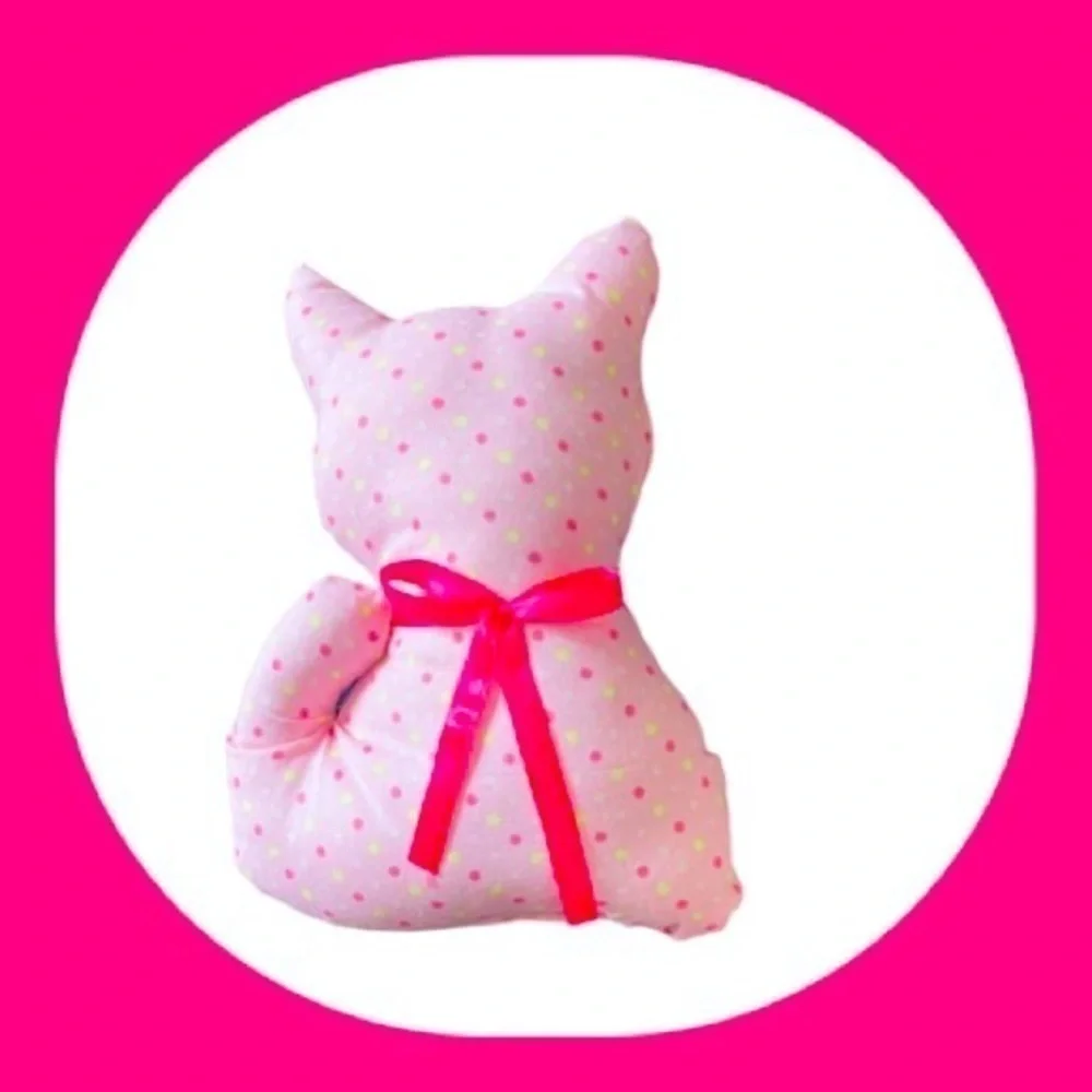 PLUSH KITTEN 🐈‍⬛ HANDMADE-10 INCHES
